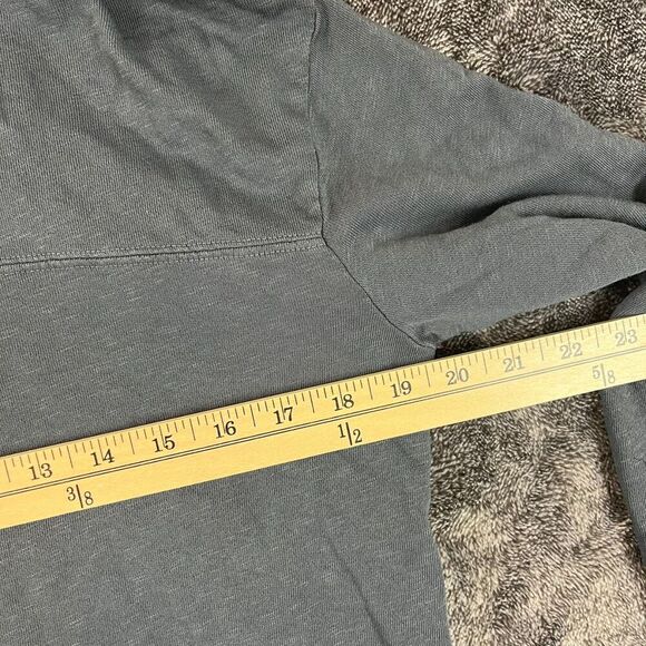 James Perse Pullover Hoodie Sweatshirt Supima Cotton Lightweight Raw Hem 1 NWT - Picture 7 of 11